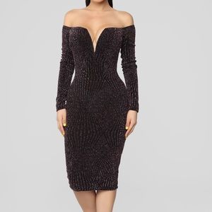 Off the shoulder dress